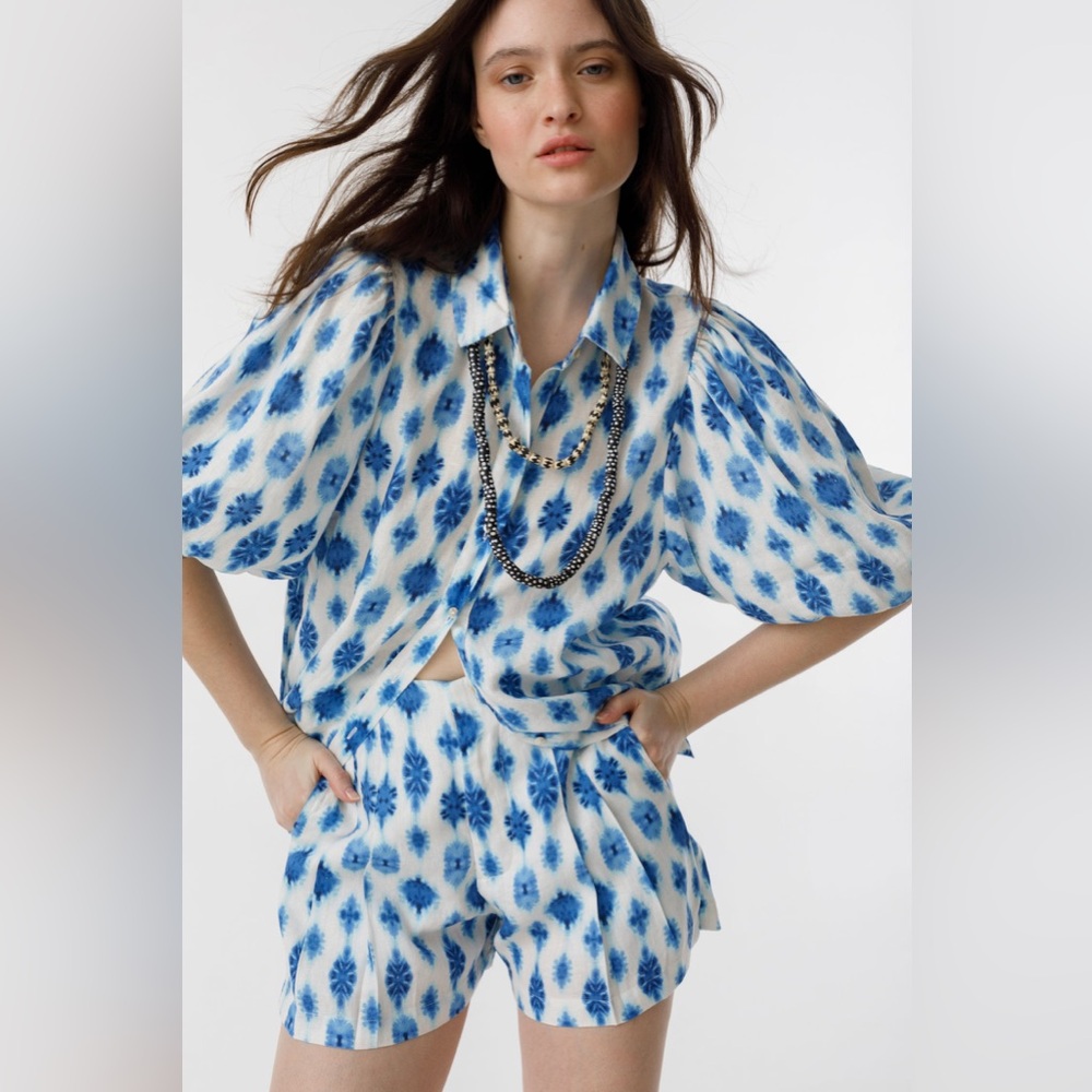 Lanhtropy Angel Linen Top/Shorts set